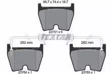 Передние тормозные колодки Textar Q+ 2375101 для Audi R8 42