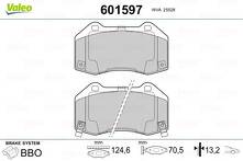 Передние тормозные колодки Valeo 601597 для Mazda MX-5 4 пок.