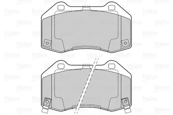 Valeo 601597 <span>тормозные колодки передние</span>