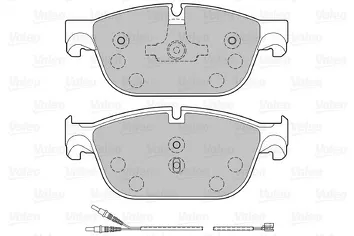 Valeo 601138 <span>тормозные колодки передние</span>