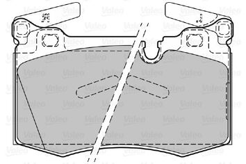 Valeo 601140 <span>тормозные колодки передние</span>