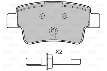 Valeo 598722 <span>тормозные колодки задние/передние</span>