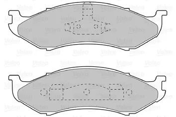 Valeo 598491 <span>тормозные колодки передние</span>