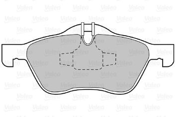 Valeo 598413 <span>тормозные колодки передние</span>