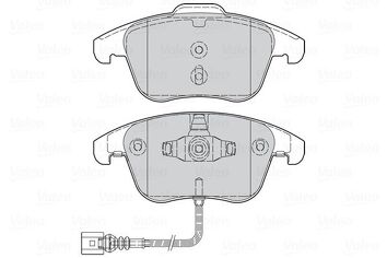 Valeo First 302261 <span>тормозные колодки передние</span>
