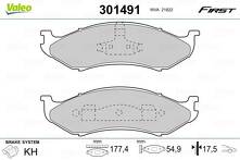Передние тормозные колодки Valeo First 301491 для Jeep Grand Cherokee 1 пок.