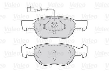 Valeo First 301040 <span>тормозные колодки передние</span>