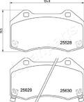 Передние тормозные колодки Japanparts PA-3004AF для Mazda MX-5 4 пок.