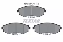 Передние тормозные колодки Textar 2152601 для Nissan Almera N16 / хэтчбек