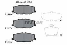 Передние тормозные колодки Textar 2156801 для Suzuki Jimny 4 пок.
