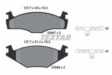 Передние тормозные колодки Textar  2088707