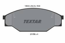 Передние тормозные колодки Textar 2115801 2115801