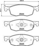 Передние тормозные колодки Brembo Prime Line P 83 185 для Toyota Yaris 4 пок.