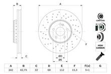 Тормозной диск Bosch 0 986 479 G40 0 986 479 G40