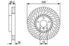 Тормозной диск Bosch  0 986 479 W19
