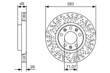 Bosch 0 986 479 C35 <span>тормозной диск вентилируемый</span>