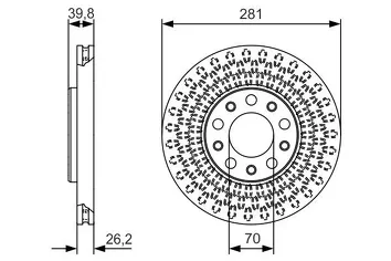 Bosch 0 986 479 C42 <span>тормозной диск вентилируемый</span>