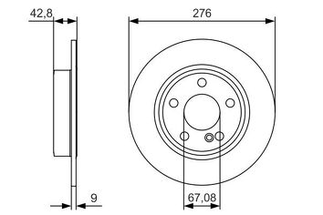 Bosch 0 986 479 A03 <span>тормозной диск полный</span>