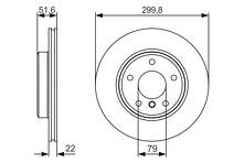 Тормозной диск Bosch 0 986 479 S32 для BMW 3 серии E46 / кабриолет