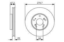 Тормозной диск Bosch 0 986 479 S82 0 986 479 S82