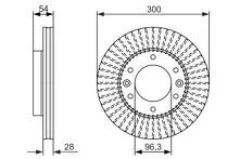 Тормозной диск Bosch 0 986 479 693 для Kia Carnival 3 пок.