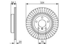 Тормозной диск Bosch 0 986 479 731 0 986 479 731
