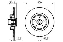 Тормозной диск Bosch 0 986 479 280 для Renault Vel Satis 1 пок.