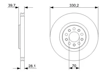 Bosch 0 986 479 290 <span>тормозной диск вентилируемый</span>