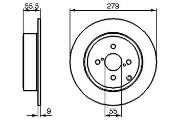 Bosch 0 986 479 149 <span>тормозной диск полный</span>
