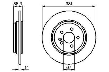 Bosch 0 986 478 995 <span>тормозной диск полный</span>