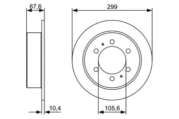 Bosch 0 986 478 999 <span>тормозной диск полный</span>