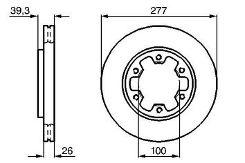 Bosch 0 986 478 532 <span>тормозной диск вентилируемый</span>