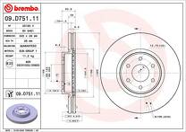 Тормозной диск Brembo Prime Line 09.D751.11 для Mercedes-Benz X-Class 470