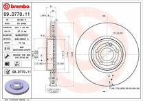 Тормозной диск Brembo Prime Line 09.D770.11 для Mercedes-Benz GLA-Class H247
