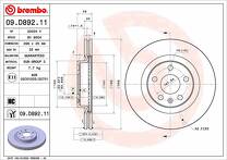 Тормозной диск Brembo Prime Line  09.D892.11
