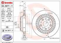 Тормозной диск Brembo Prime Line 09.D977.11 для Lexus LS 5 пок.