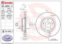 Тормозной диск Brembo Prime Line 09.C652.11 для Mazda CX-3 DK