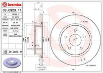 Тормозной диск Brembo Prime Line  09.C929.11