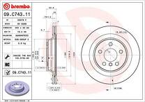 Тормозной диск Brembo Prime Line 09.C743.11 для BMW 2 серии F44 / Gran Coupe