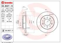 Тормозной диск Brembo Prime Line  08.B027.11