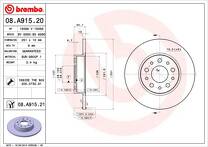 Тормозной диск Brembo Prime Line 08.A915.21 для Fiat Tipo 2 пок. / хэтчбек