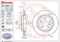 Тормозной диск Brembo Prime Line 09.9590.11 для BMW 3 серии E46 / кабриолет
