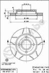 Тормозной диск Brembo Xtra Line 09.6727.77 для Ford Escort 6 пок. / универсал