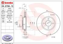 Тормозной диск Brembo Prime Line 09.6766.10 для Ford Mondeo 2 пок. / хэтчбек