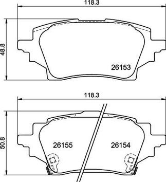 Brembo P 83 178 <span>тормозные колодки задние</span>