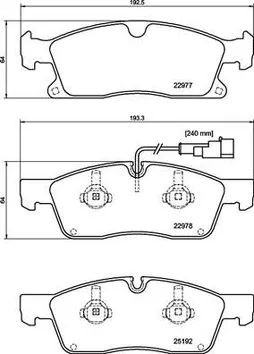 Brembo P 48 001 <span>тормозные колодки передние</span>