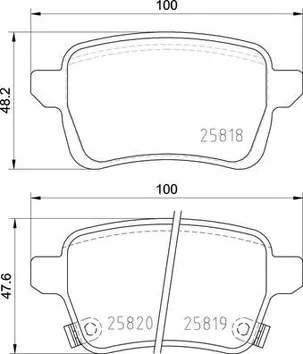 Brembo P 23 190 <span>тормозные колодки задние</span>