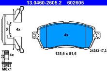 Передние тормозные колодки ATE 13.0460-2605.2 для Ford KA 3 пок.