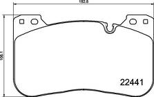 Передние тормозные колодки Brembo P 06 100 для BMW X5 M F95 / рестайлинг