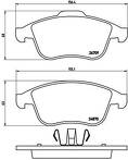 Передние тормозные колодки Brembo  P 68 045